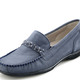 Slipper & Schnürschuhe - ELENA EDEN, bequeme Damen-Slipper, Weite H, mit herausnehmbarem Fußbett, in Größe 036 bis 042, in Farbe JEANS – Farbe JEANS – Ansicht 1