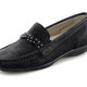 Slipper & Schnürschuhe - ELENA EDEN, bequeme Damen-Slipper, Weite H, mit herausnehmbarem Fußbett, in Größe 036 bis 042, in Farbe JEANS – Farbe SCHWARZ – Ansicht 1