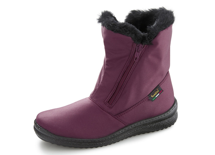 Stiefel & Stiefeletten - ELENA EDEN, atmungsaktive Damen-Stiefeletten, Winterschuhe, Weite G, mit Reißverschluss, in Größe 036 bis 042, in Farbe MARINE Ansicht 3