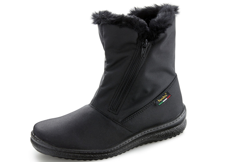 Stiefel & Stiefeletten - ELENA EDEN, atmungsaktive Damen-Stiefeletten, Winterschuhe, Weite G, mit Reißverschluss, in Größe 036 bis 042, in Farbe MARINE Ansicht 4