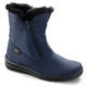 Stiefel & Stiefeletten - ELENA EDEN, atmungsaktive Damen-Stiefeletten, Winterschuhe, Weite G, mit Reißverschluss, in Größe 036 bis 042, in Farbe MARINE – Farbe MARINE – Ansicht 2