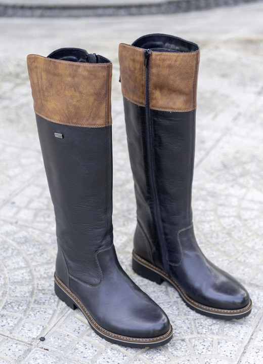 Stiefel & Stiefeletten - Remonte, gefütterte Damen-Stiefel, Winterschuhe, Weite G, mit Reißverschluss Ansicht 16 Stiefel & Stiefeletten - Remonte, gefütterte Damen-Stiefel, Winterschuhe, Weite G, mit Reißverschluss, in Größe 036 bis 042, in Farbe MARONE-MOKKA Ansicht 16