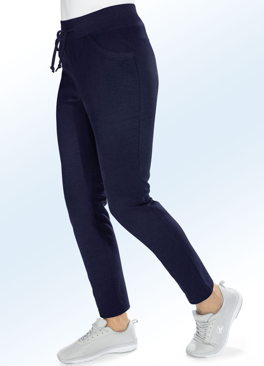 - „Athlet“-Freizeithose in 3 Farben, in Größe 019 bis 052, in Farbe MARINE