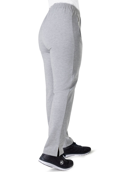 - Freizeithose in 3 Farben, in Größe 019 bis 050, in Farbe GRAU MELIERT Ansicht 3