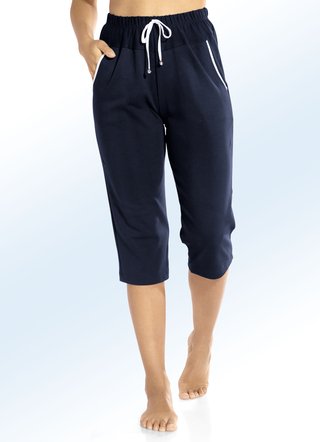 Caprihose mit Zierband