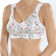 Soft-BH - BH mit Floraldessin, in Größe 080 bis 110, in Cup E, in Farbe WEISS-BUNT – Farbe WEISS-BUNT – Ansicht 1