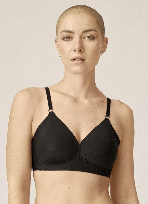 Soft-BH - Naturana BH mit gepolsterten Cups Ansicht 5 Soft-BH - Naturana BH mit gepolsterten Cups, in Größe 075 bis 100, in Cup A, in Farbe AZURBLAU Ansicht 5