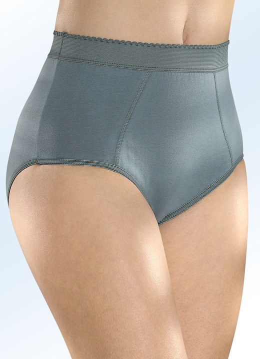 Slips - Sechserpack Formslips mit verstärkter Bauchpartie, in Größe 038 bis 054, in Farbe 3X MAUVE, 3X LORBEER Ansicht 2