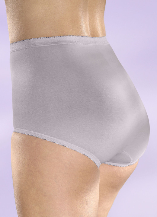 - Dreierpack Sloggi Maxi-Slips, in Größe 038 bis 046, in Farbe 1X BURDUND, 1X ROSA, 1X TAUPE Ansicht 3