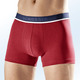 Pants & Boxershorts - Schiesser Dreierpack Pants mit Elastikbund, in Größe 004 bis 008, in Farbe 1X MARINE, 1X ROT, 1X GRAU MELIERT – Farbe 1X MARINE, 1X ROT, 1X GRAU MELIERT – Ansicht 2