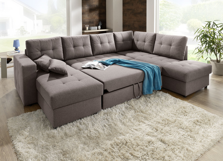 Polsterecken - Polstermöbel mit Bettfunktion, in Farbe BEIGE, in Ausführung Polsterecke Ansicht 9