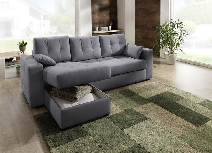 Polsterecken - Polstermöbel mit Bettfunktion, in Farbe BEIGE, in Ausführung Polsterecke Ansicht 23