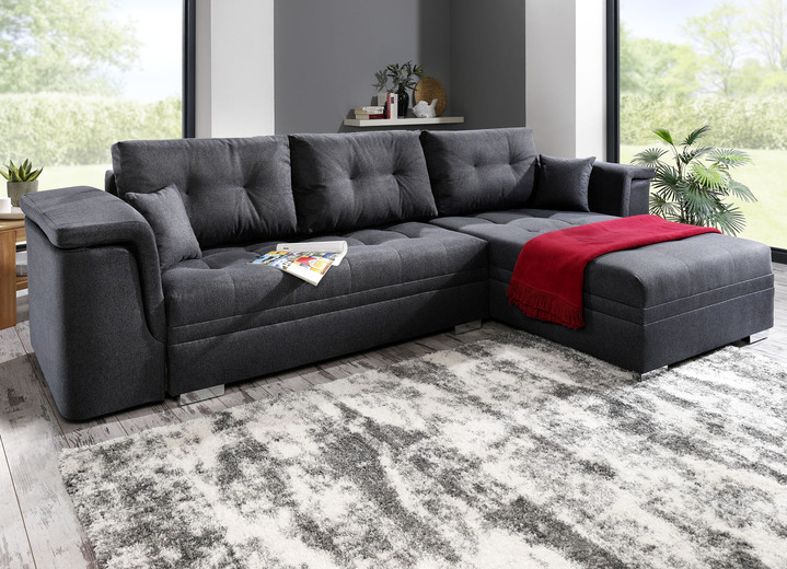 Polsterecken - Moderne Polsterecke, in Farbe SILBER Ansicht 5