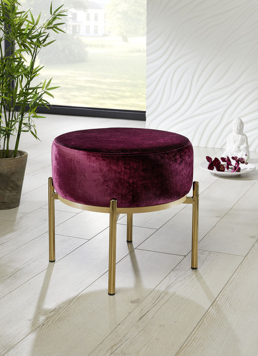 - Tisch mit Sitzkissen, in Farbe VIOLETT-GOLD