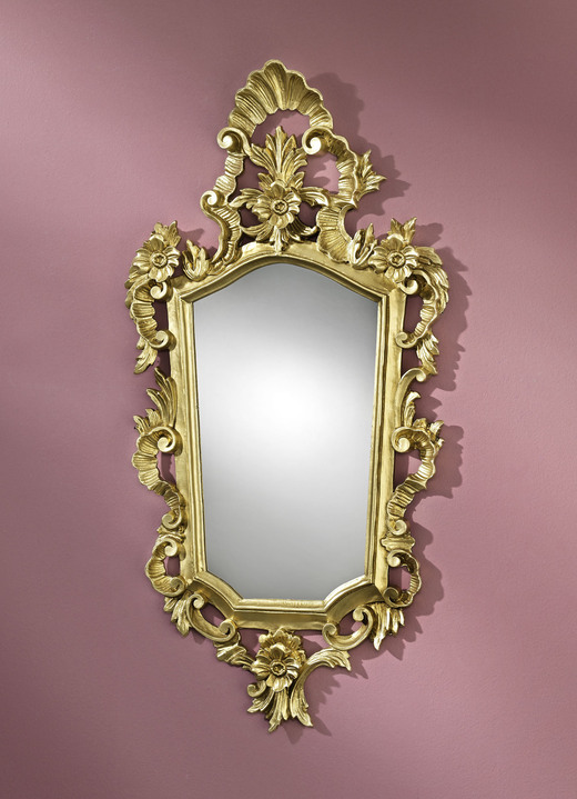 - Spiegel im edlen Barock-Stil, in Farbe GOLD