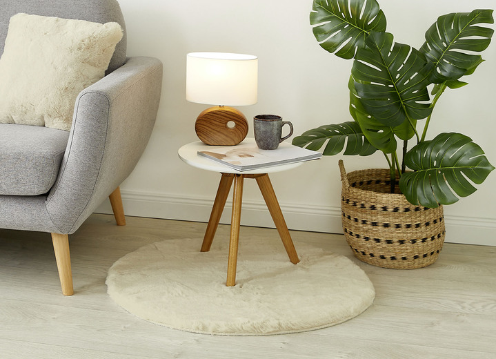 Modern - Brücken und Teppiche für ein Gefühl wie auf Wolken, in Größe 112 (Brücke, 60x120 cm) bis 302 (Teppich, ø 120 cm), in Farbe WEISS Ansicht 13