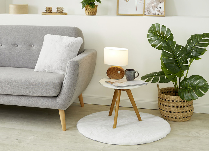 Modern - Brücken und Teppiche für ein Gefühl wie auf Wolken, in Größe 112 (Brücke, 60x120 cm) bis 302 (Teppich, ø 120 cm), in Farbe WEISS Ansicht 24