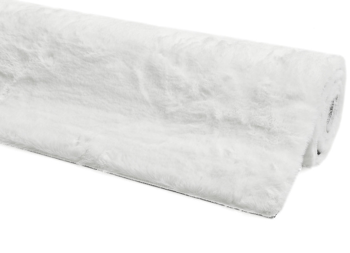 Modern - Brücken und Teppiche für ein Gefühl wie auf Wolken, in Größe 112 (Brücke, 60x120 cm) bis 302 (Teppich, ø 120 cm), in Farbe WEISS Ansicht 5