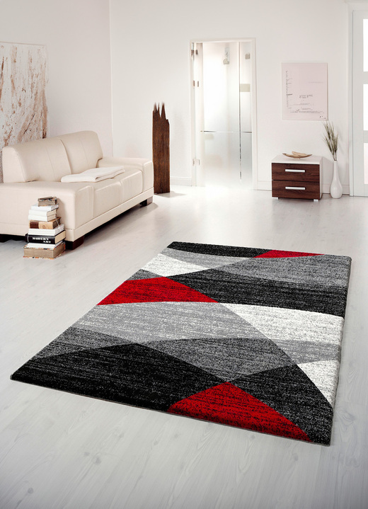 Modern - Brücken und Teppiche mit hellen und dunklen Melierungen, in Größe 111 (Brücke, 60x110 cm) bis 288 (Teppich, 240x340 cm), in Farbe SILBER Ansicht 4