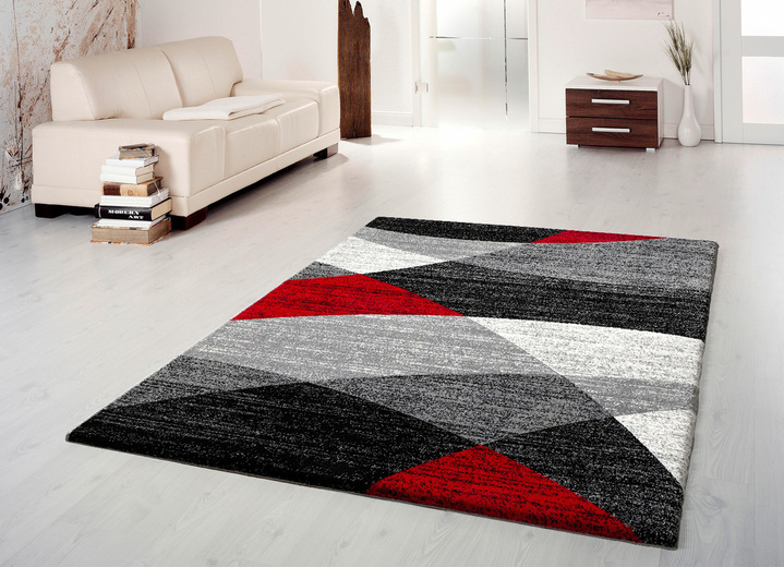 Modern - Brücken und Teppiche mit hellen und dunklen Melierungen, in Größe 111 (Brücke, 60x110 cm) bis 288 (Teppich, 240x340 cm), in Farbe SILBER Ansicht 5