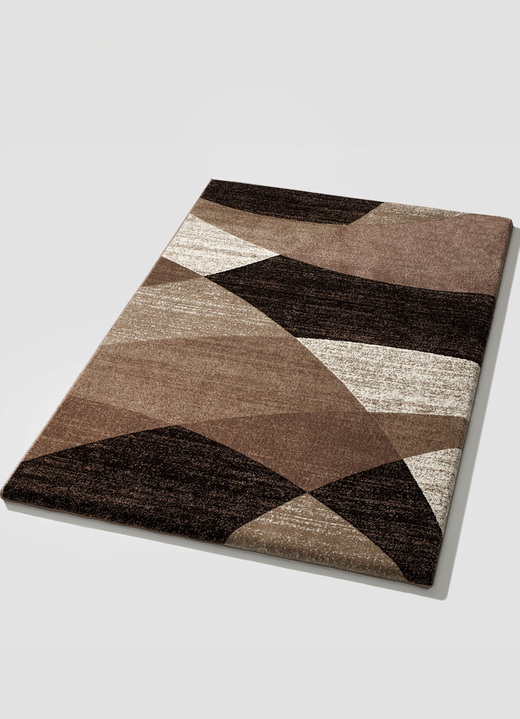 Modern - Brücken und Teppiche mit hellen und dunklen Melierungen, in Größe 111 (Brücke, 60x110 cm) bis 288 (Teppich, 240x340 cm), in Farbe ANTHRAZIT Ansicht 3