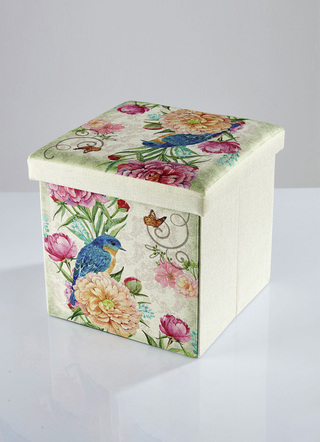 Sitzwürfel Vogel aus MDF