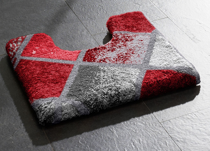 Badgarnituren - Traumhafte Badgarnitur in Supersoft-Qualität, in Größe 100 (Vorleger halbrund, 50/ 80 cm) bis 112 (WC-Deckelbezug, 47/ 50 cm), in Farbe BLAU Ansicht 5