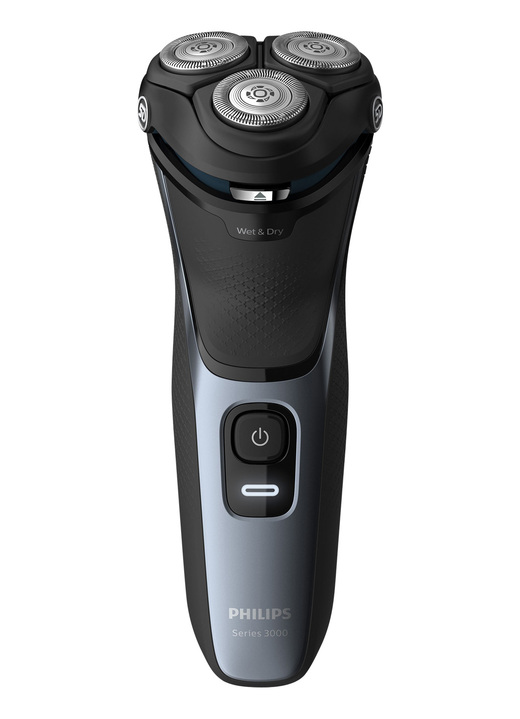 Rasierer & Haarschneider - Philips Shaver Series 3000, in Farbe SCHWARZ/BLAU, in Ausführung Philips S3133/51 Ansicht 1