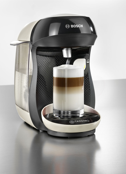 Kaffeemaschinen - TASSIMO HAPPY Kapselmaschine, in Farbe CREME Ansicht 1