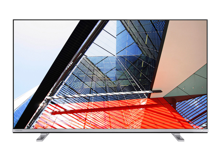Fernseher - Toshiba 4K-Ultra-HD-Fernseher, in Farbe SCHWARZ Ansicht 2