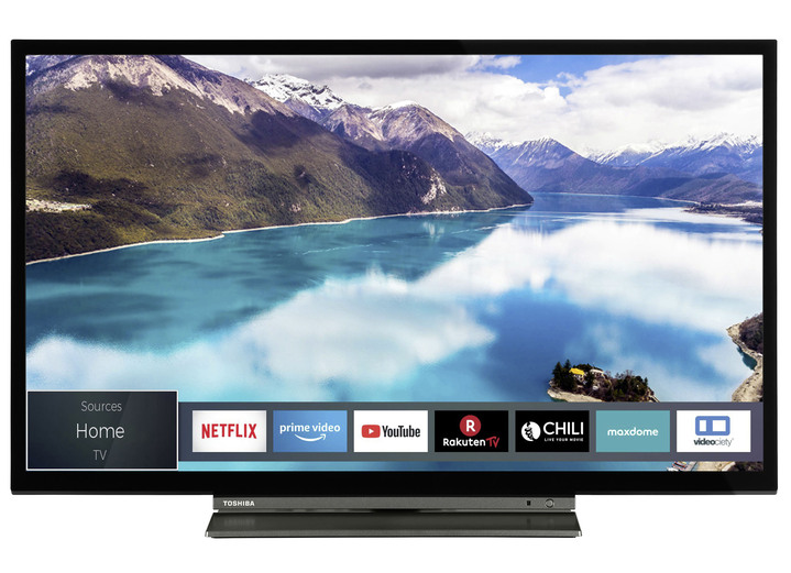 Fernseher - Toshiba 32LL3C63DAX Full-HD-LED-Fernseher Ansicht 2 Fernseher - Toshiba 32LL3C63DAX Full-HD-LED-Fernseher, in Farbe SCHWARZ Ansicht 2