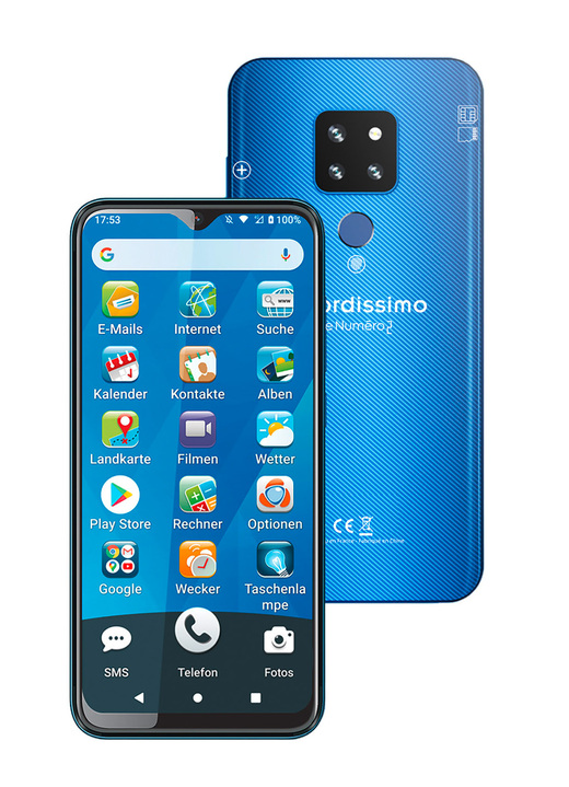 Mobil-Telefone - Ordissimo Smartphone LeNuméro, in Farbe SCHWARZ, in Ausführung Smartphone LeNuméro2 Ansicht 1