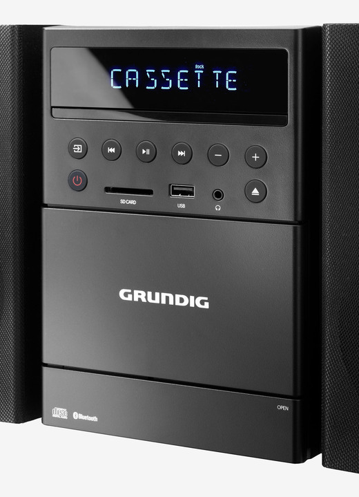 - Grundig MS300 Micro-Stereoanlage, in Farbe SCHWARZ Ansicht 4