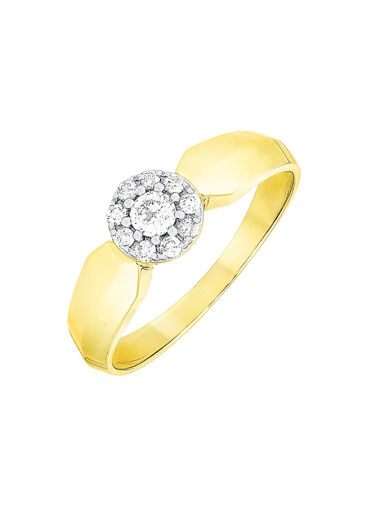 - Ausdrucksstarker Damenring mit Brillanten, in Größe 160 bis 220, in Farbe  Ansicht 2