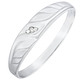 Ringe - Damenring mit Diamant – Ansicht 2 Ringe - Damenring mit Diamant, in Größe 160 bis 220, in Farbe  – Ansicht 2