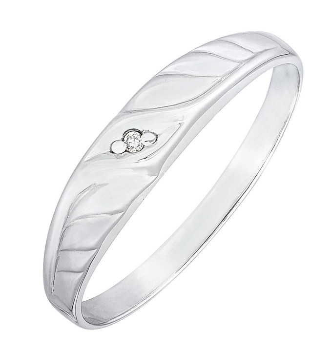 Ringe - Damenring mit Diamant, in Größe 160 bis 220, in Farbe  Ansicht 2