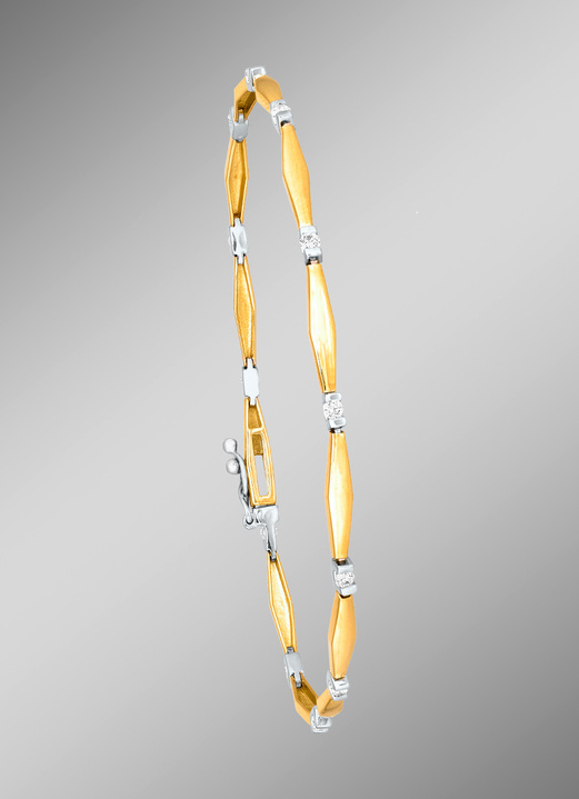- Hochwertiges Armband aus Gold mit Brillanten, in Farbe