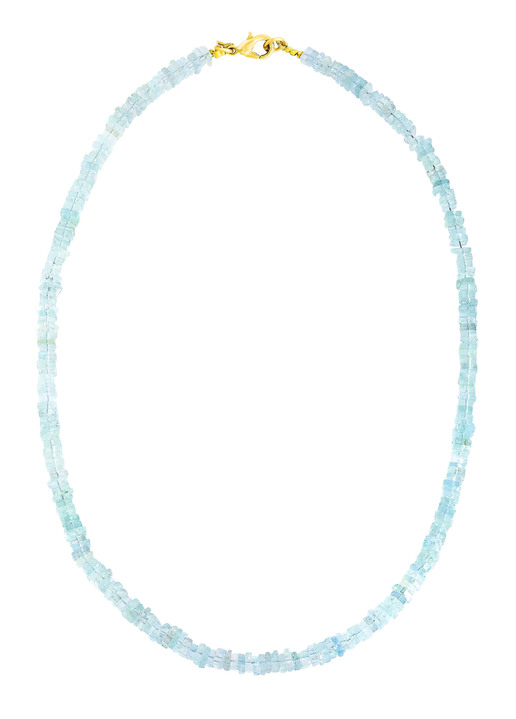 Halsketten - Halskette mit echt Aquamarin, in Farbe  Ansicht 2