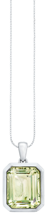 Anhänger - Effektvoller Anhänger mit echt grünem Amethyst, in Farbe  Ansicht 2