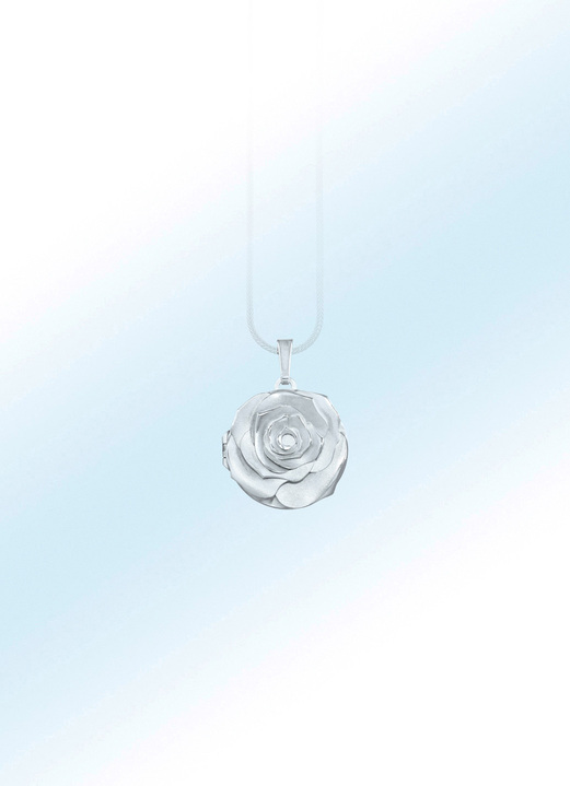 Anhänger - Medaillon im Rosen-Design, in Farbe  Ansicht 1