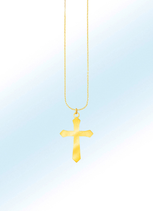 Halsketten - Klassische Kreuz-Halskette , in Farbe