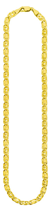 Halsketten - Massive, diamantierte Achter-Rebhuhn-Halskette, in Farbe  Ansicht 2