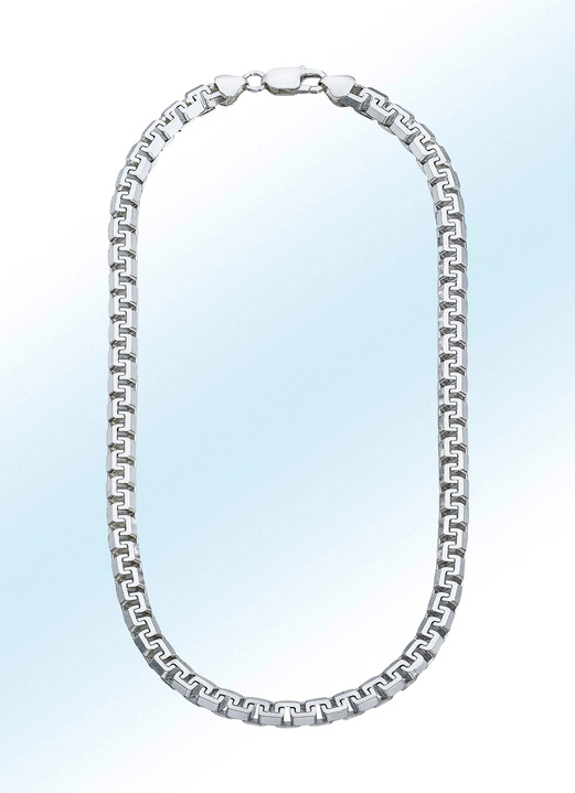 Halsketten - Stilvolle Veneziakette, diamantiert, in Farbe