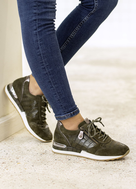 - Schnürschuh mit herausnehmbarem Fußbett, in Größe 036 bis 045, in Farbe KHAKI Ansicht 4