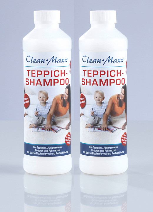 Zubehör - Teppichshampoo 2x 500 ml für Teppichreiniger, in Farbe WEISS