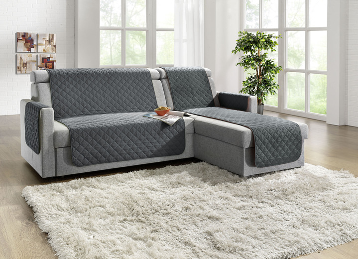 Wohnaccessoires - Wohnaccessoires mit Fleckschutz, in Größe 101 (Sesselschoner, 50/150 cm) bis 865 (2x Armlehnenschoner, 50/ 70 cm), in Farbe GRÜN Ansicht 16