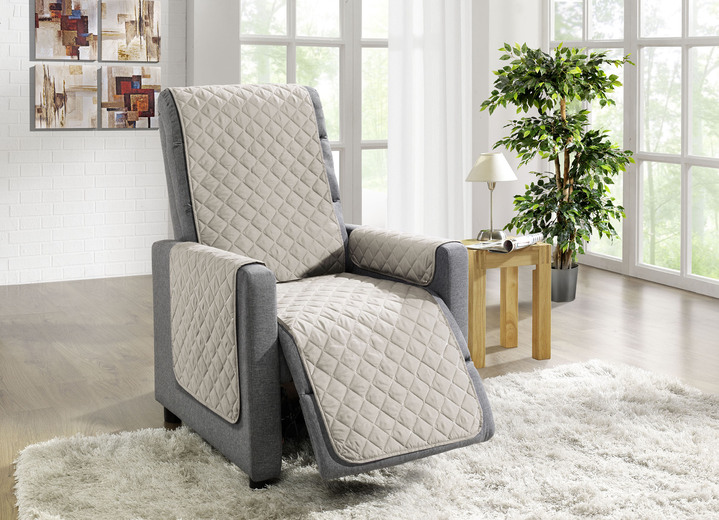 Wohnaccessoires - Wohnaccessoires mit Fleckschutz, in Größe 101 (Sesselschoner, 50/150 cm) bis 865 (2x Armlehnenschoner, 50/ 70 cm), in Farbe GRÜN Ansicht 12