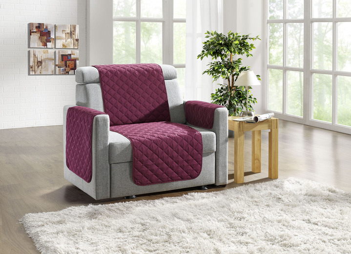 Wohnaccessoires - Wohnaccessoires mit Fleckschutz, in Größe 101 (Sesselschoner, 50/150 cm) bis 865 (2x Armlehnenschoner, 50/ 70 cm), in Farbe GRÜN Ansicht 14