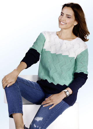Pullover mit tollem Wellenmuster