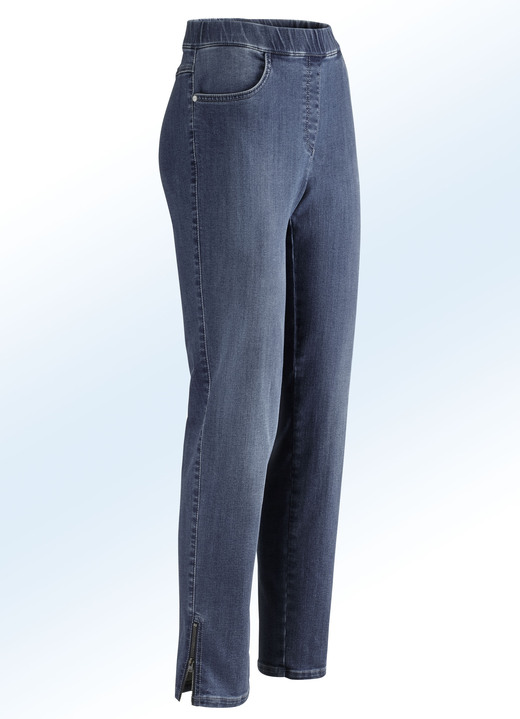 Hosen in Schlupfform - Magic-Jeans mit hohem Stretchanteil Hosen in Schlupfform - Magic-Jeans mit hohem Stretchanteil, in Größe 019 bis 058, in Farbe DUNKELBLAU